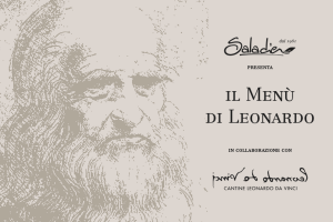 menu leonardo da vinci toscana